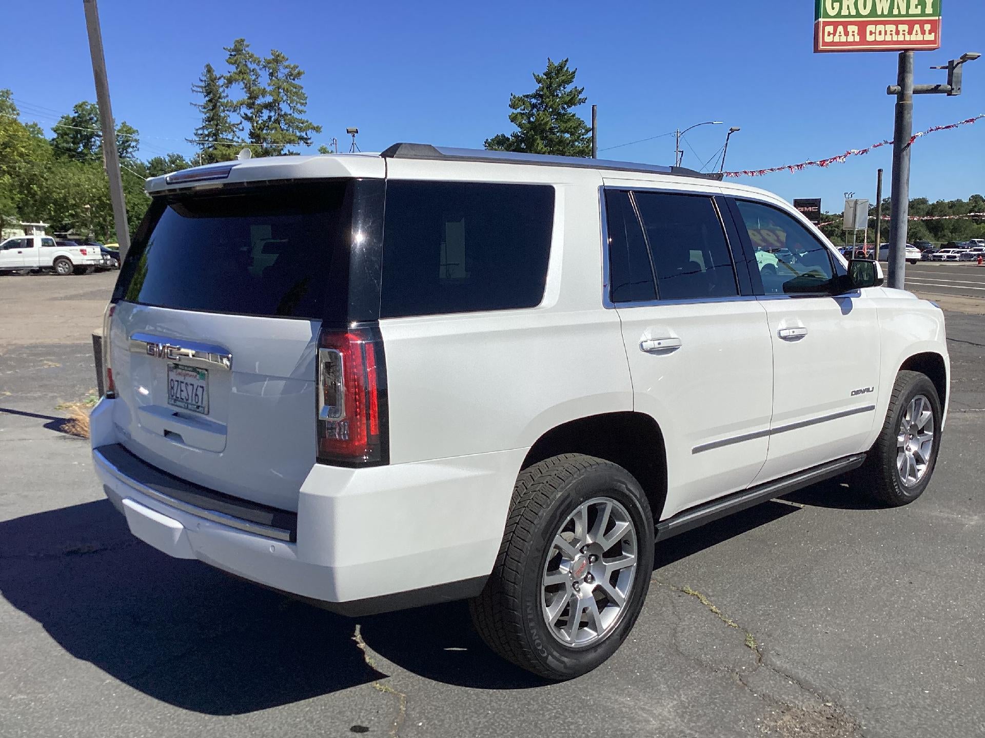 2020 GMC Yukon — rear three-quarter view